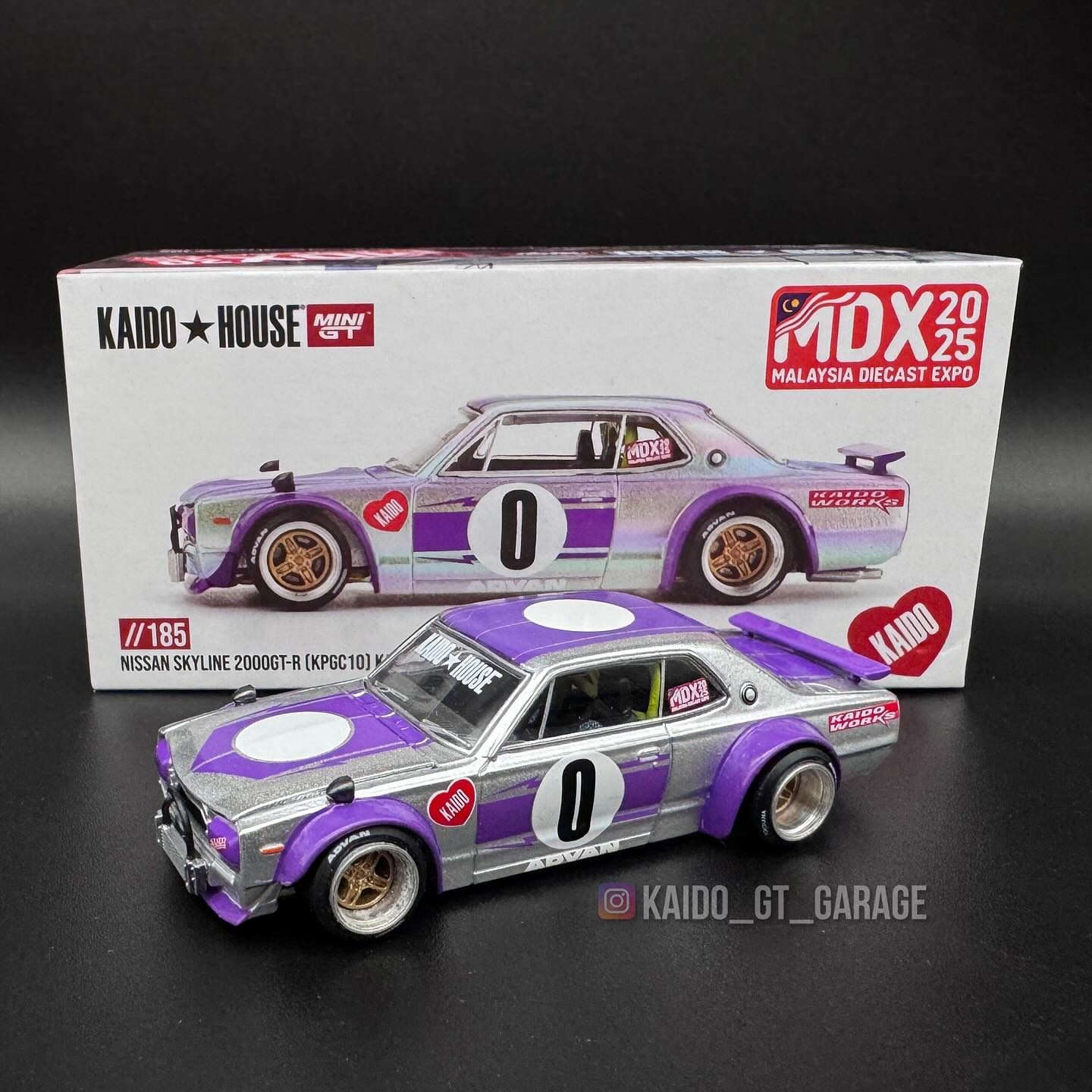 Kaido house KHMG185 Nissan Skyline 2000GT-R Kaido Works 2025 Malaysia Diecast Expo Exclusive