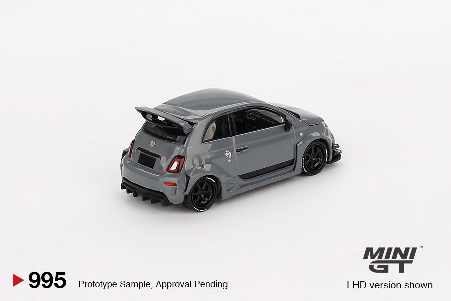 Mini GT MGT00995 Abarth 595 LB-WORKS x Abas Works Grey