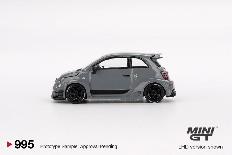 Mini GT MGT00995 Abarth 595 LB-WORKS x Abas Works Grey