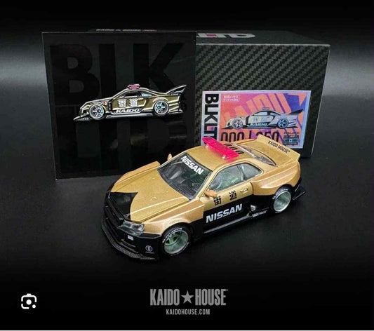 Kaido House BLKTLD KHMG132 Nissan Skyline GT-R (R34) Kaido Works (V2 Aero) Police