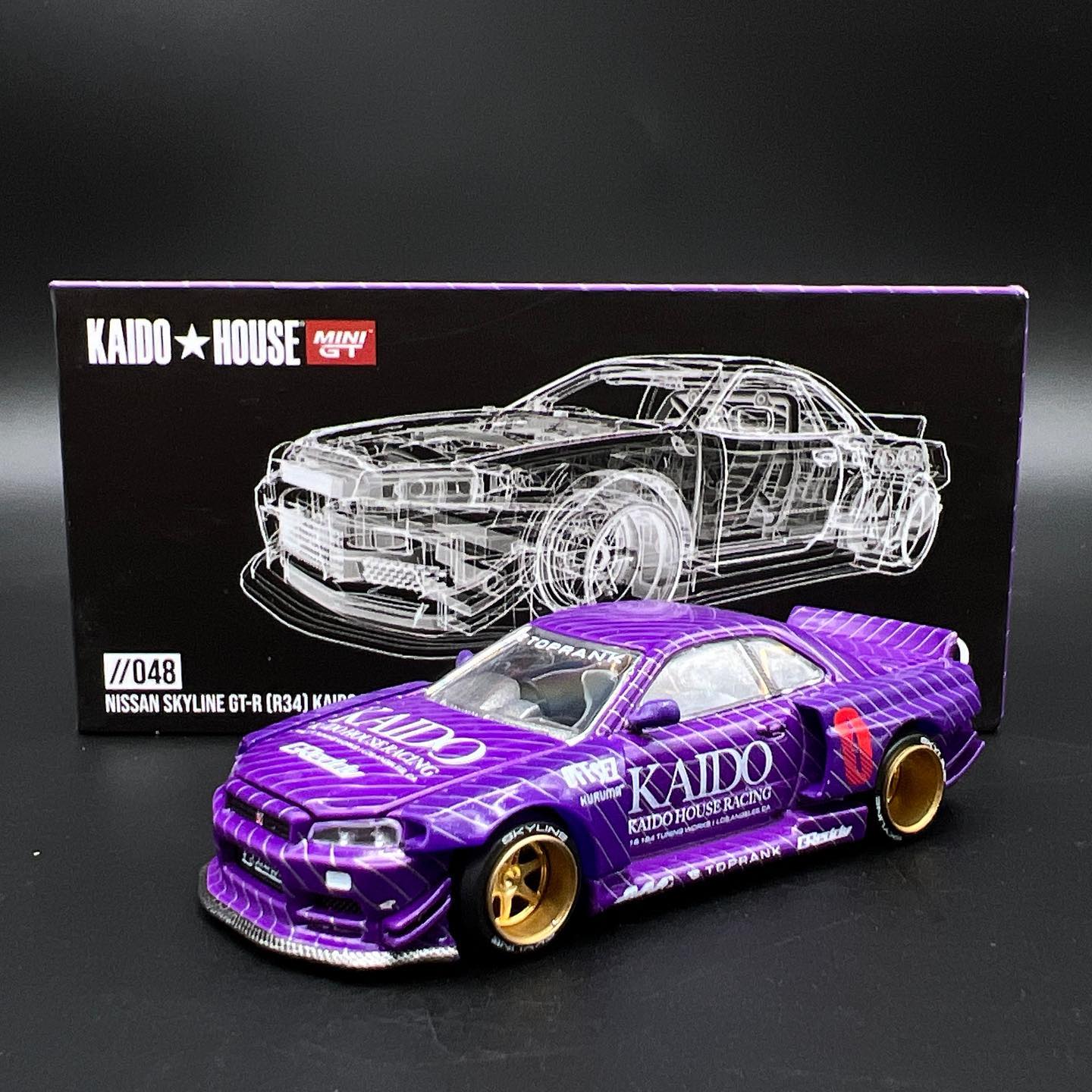 Kaido house KHMG048 Nissan Skyline GT-R (R34) Purple (CHASE)