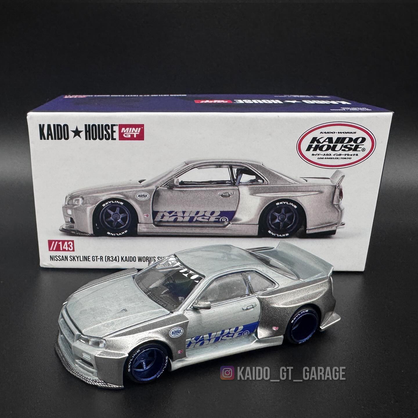 Kaido house KHMG143 Nissan Skyline GT-R (R34) SHINJUKU Kaido Works V1 (CHASE)