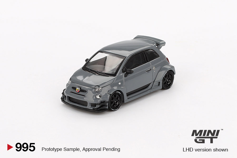 Mini GT MGT00995 Abarth 595 LB-WORKS x Abas Works Grey